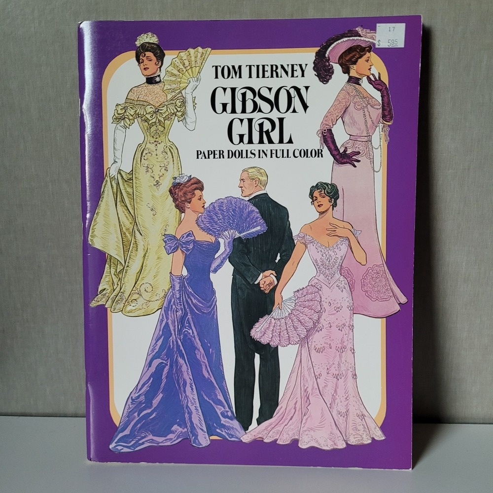 BRAND NEW Tom Tierney Gibson Girl Paper Dolls in‎ Full Color Book - Uncut Dover